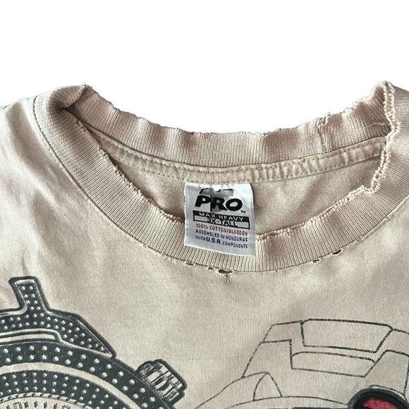 Vintage Thrashed Time Don’t Wait Hustling Don’t Stop 3X Tall T Shirt - Picture 8 of 16